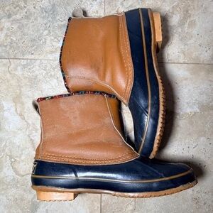 Brown and Black Outdoor Boots